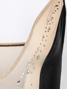 SHEIN SXY Đầm Lộ Lưng cắt màu trơn Gợi cảm - Nhiều màu - Xem 5