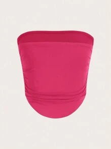 Muchica Chất rắn Xù Ống ngọn - Màu Hồng Tươi - Xem 2