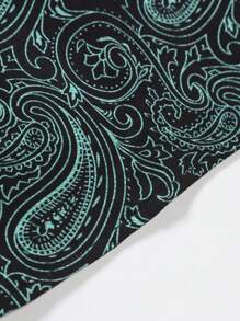 Manfinity AFTRDRK Men Plus 1pc Paisley Print Waistcoat