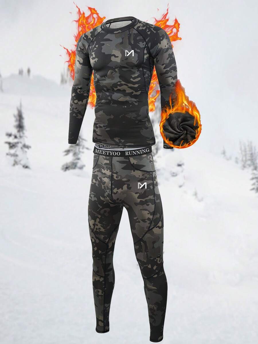 Men's Stretch Thermaskin Long Underwear Pants Base Layer | Lands' End