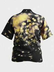 Manfinity VCAY Men Letter Graphic Shirt - Multicolor - View 2