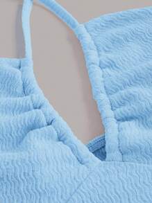 SHEIN MOD Solid Halter Top