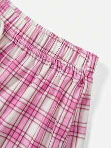 SHEIN 3pcs Letter Graphic Drawstring Waist Shorts - Multicolor - View 4