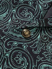 Manfinity AFTRDRK Men Plus 1pc Paisley Print Waistcoat