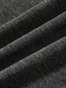 3 bucăți în carouri și litere grafice cu șnur în talie