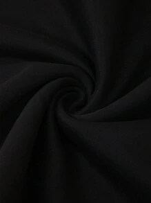 Men Cross Print Sweatshirt - Black - View 6