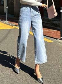 DAZY Cao eo Quần skinny Quần jean - Rửa nhẹ - Xem 6