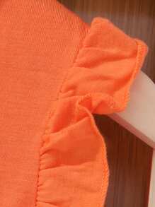 SHEIN 年輕女孩假日對比花卉印花夏季時尚裙 - 彩色 - 查看 5