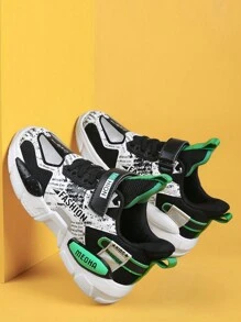 Trẻ em Mùa Thu Và Mùa Đông Máy móc Phong cách Thể thao Giản dị Giày dép - Nhiều màu - Xem 4