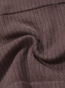 SHEIN Maternity 5pack Solid Ribbed Knit Bandeau Bra For Mother - Multicolor - View 7