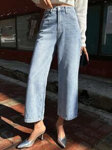 DAZY Cao eo Quần skinny Quần jean - Rửa nhẹ - Xem 8