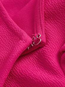 SHEIN 休閒珠子 珍珠純色女童（小）夾克