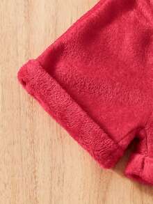 SHEIN 男嬰前蝴蝶結POLO衫&背帶短褲 - 彩色 - 查看 3