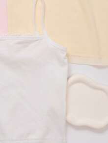 女大童 3 入組純色吊帶上衣 - 彩色 - 查看 3