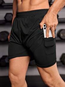 Manfinity Sport Corelite Men 1pc Solid Sports Shorts
