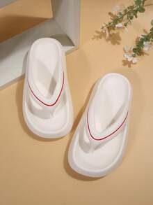 Women's Flip Flops - White - View 3