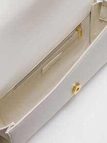 MOTF PREMIUM KNOT HANDLE HANDBAG - White - View 7