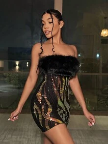 SHEIN SXY Đầm - Nhiều màu - Xem 3