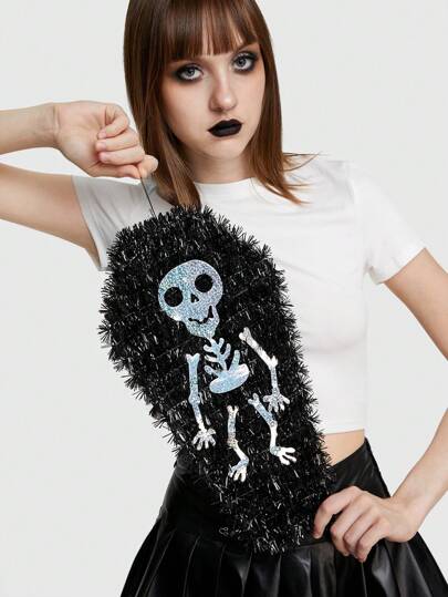 Goth 1 pezzo Pendente decorativo a teschio