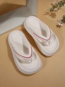 Women's Flip Flops - White - View 2