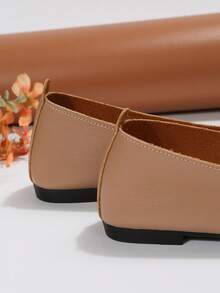 Zapatos planos de mujeres - Café integral - Ver 6