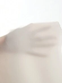 SHEIN Unity 萬聖節骷髅頭圖案落肩T恤 - 白色 - 查看 7