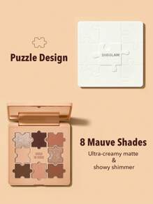 SHEGLAM Jazy Jigsaw 眼影盤-Mauve'Ing On 9 色閃光霧面眼影盤金屬均勻著色光滑可混合眼影眼影 品牌 美容 化妝 化妝品 適合女性與女孩 完美搭配夏季春季 Y2K 時尚 流行 生日 母親節禮物 假期 派對準備就緒 最佳顏色 - Mauve'ing On - 查看 5
