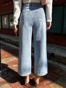 DAZY Cao eo Quần skinny Quần jean - Rửa nhẹ - Xem 2