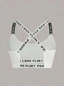 Easithlete 2入組字母帶十字交叉後背運動文胸 - 彩色 - 查看 4