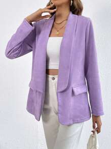 Chiquease 女士西裝外套 - 紫色 - 查看 4