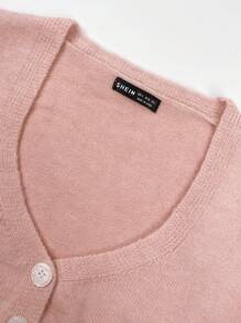 SHEIN Unity 女士毛衣兩件套 - 藕粉色 - 查看 6