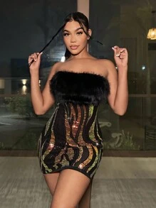 SHEIN SXY Đầm - Nhiều màu - Xem 1