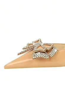 Zapatos De Tacón Alto Para Damas - Albaricoque - Ver 5