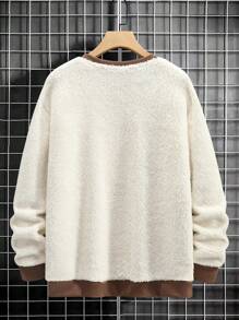 Manfinity Homme 男士運動衫 - 白色 - 查看 2