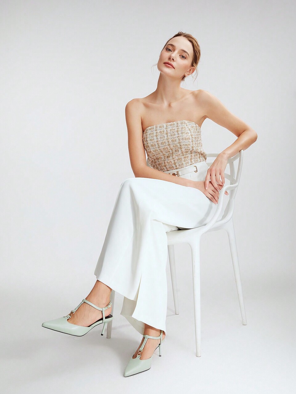 MOTF POINTY HEELED SLINGBACK PUMPS