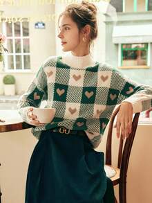 女士毛衣 - 綠色 - 查看 4