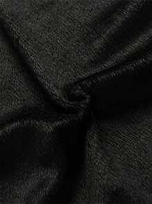 Men Long Sleeve Zip Up Drawstring Hooded PU Jacket, For Fall Winter - Dark Grey - View 7