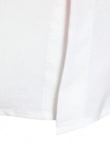 Manfinity Mode Men Ombre Button Up Shirt - Red and White - View 3