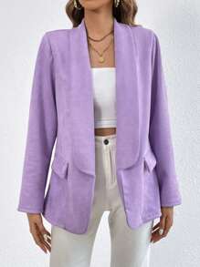 Chiquease 女士西裝外套 - 紫色 - 查看 1
