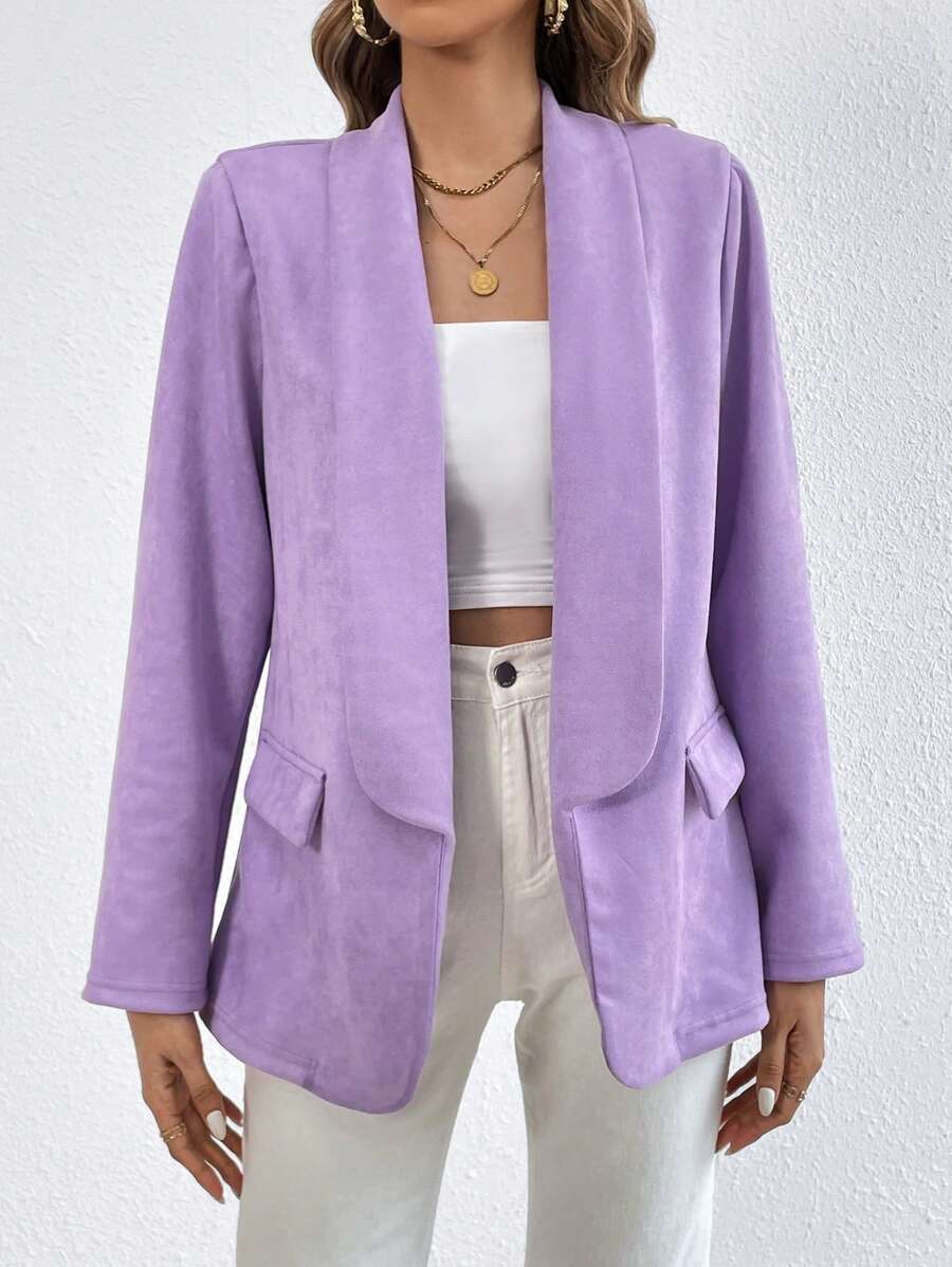Chiquease 女士西裝外套 - 紫色 - 查看 1