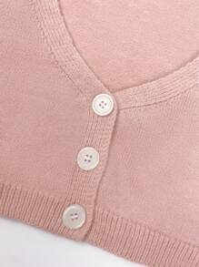 SHEIN Unity 女士毛衣兩件套 - 藕粉色 - 查看 5