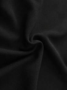 BizChic Double Breasted Lapel Collar Dress - Black - View 8