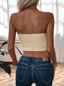 Chiquease Top tubo crop girante delantero
