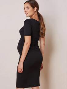 Vestidos premamá - Negro - Ver 2