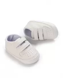 1pair Unisex Soft Bottom Casual Sneakers For Children's Pre-walker And Sports Shoes