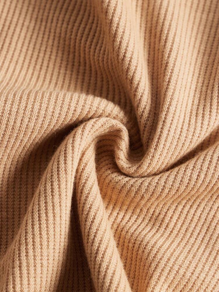 Teen Girl Lace Trim Button Front Tee