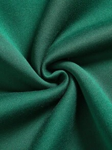 SHEIN LUNE 聖誕圖案加絨內裏運動衫 - 墨綠色 - 查看 3