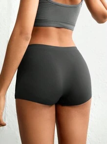 Ocili 彈性順滑 無痕 中腰男條 - 深灰 - 深灰色 - 查看 2