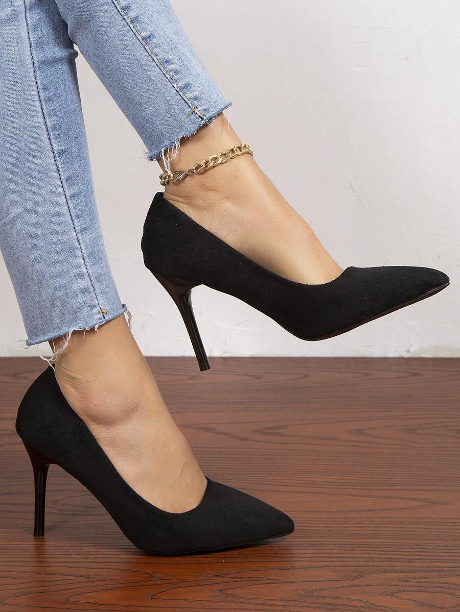 Women's High Heels Shoes - Black - View 1