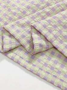 Young Girl 1Pc Embroidered Floral Weave Long Sleeve Dress For Spring And Autumn - Multicolor - View 7